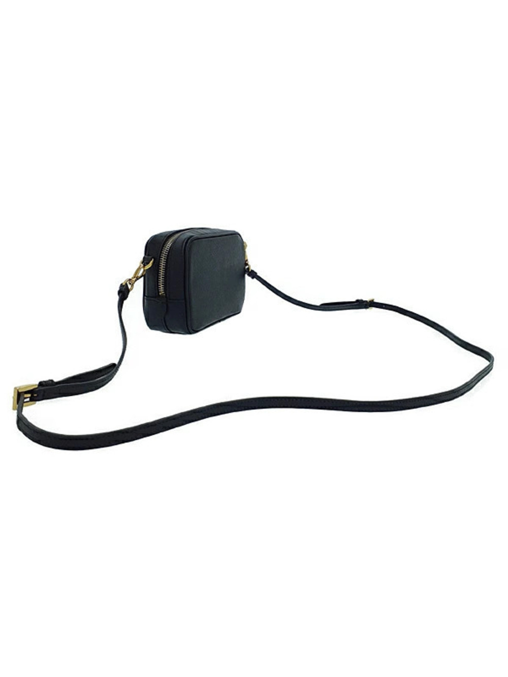 Prada Saffiano bow camera Fiocco black crossbody bag